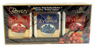 Herbata czarna, owocowa Zylanica Exclusive Three Berries 3x100g