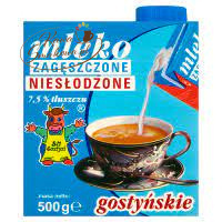 Mleko zagęszczone, niesłodzone 7,5% tłuszczu 500g